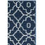 Tapis bleu marine / ivoire Lamour-16769269