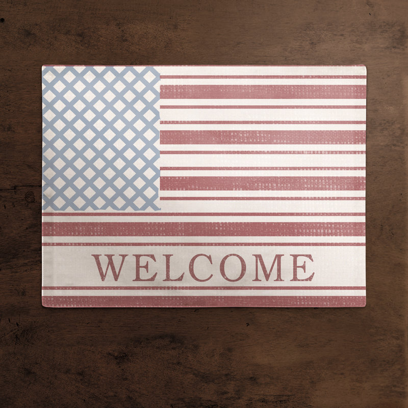 Polyester Striped Rectangle Placemat