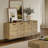 Casper Mid-Century Modern Wave 2-Door Cabinet with Metal Legs