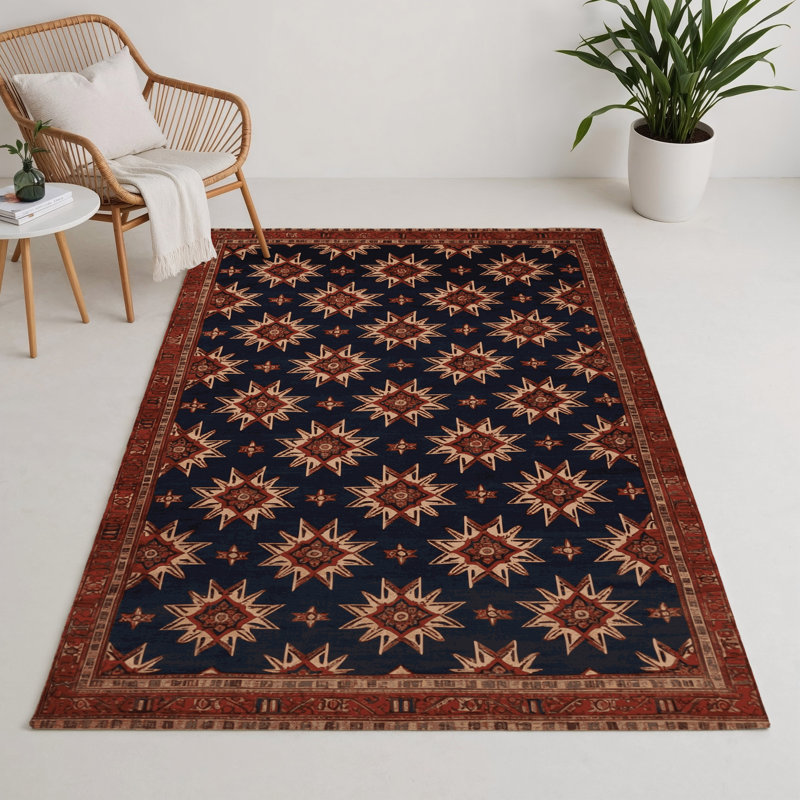Tapis d'intérieur et d'extérieur mauve Persian, Rectangle 9 pi x 12 pi