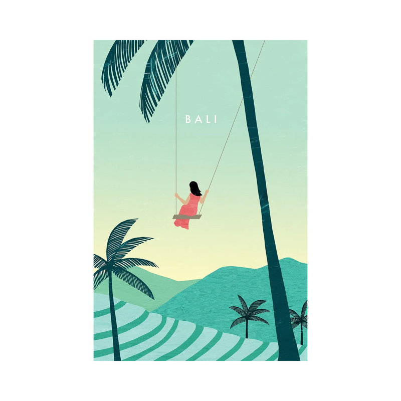 Bali by Katinka Reinke - Wrapped Canvas Painting, 20.32 cm H x 30.48 cm W