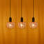 3-Light Boho Rattan Pendant