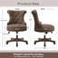 Chaise de bureau pivotante Asyra-344881632