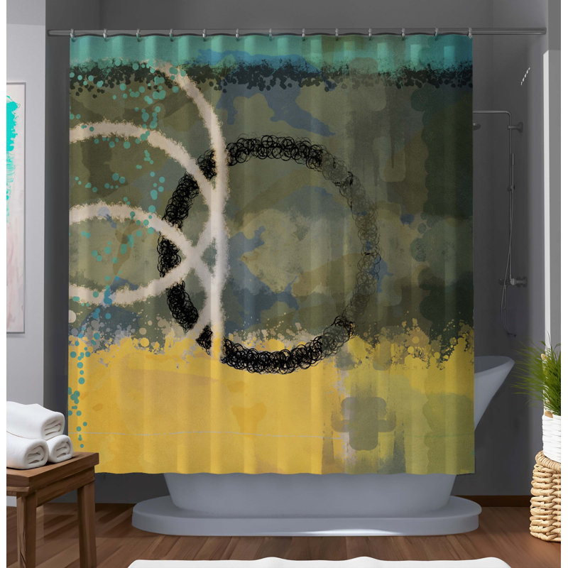 Rideau de douche Bryianna par Staci Maxwell