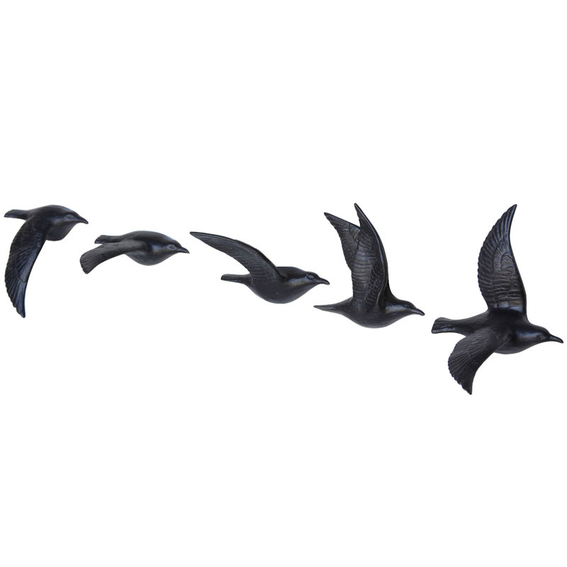 Coastal Birds Wall Decor on Bone China