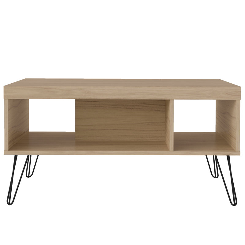 Bureen Four Leg Coffee Table with Storage