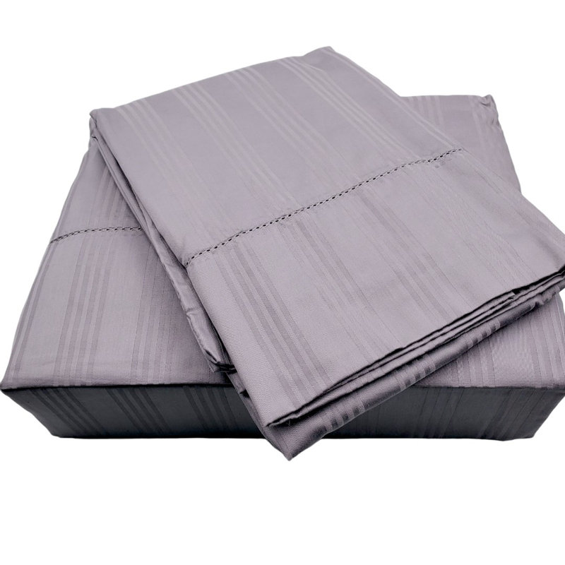 Ensemble de draps 100% coton 400 Tc, Colombe, Très grand
