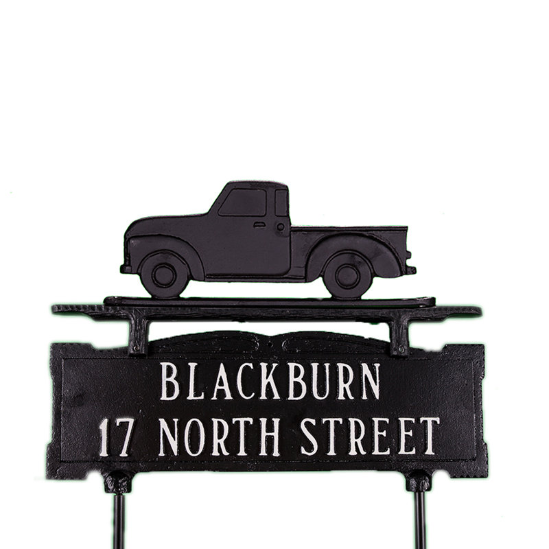 Novelty Lawn Insert, Satin Black, Yes