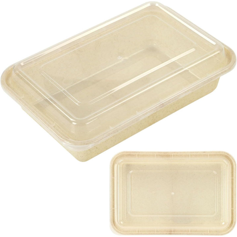 10 Pack Meal Prep Containers 1 Compartment 850Ml (30Oz) – Black Reusable Food Storage Boxes With Lids – Microwave, Freezer & Dishwasher Safe Stackable Lunch Containers