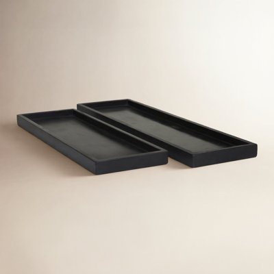  2 Piece Ottoman Tray Set