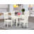 Jake-Tyler Solid Wood Solid Wood Top Four Leg Dining Set-1390136122-1472663760-1472663762