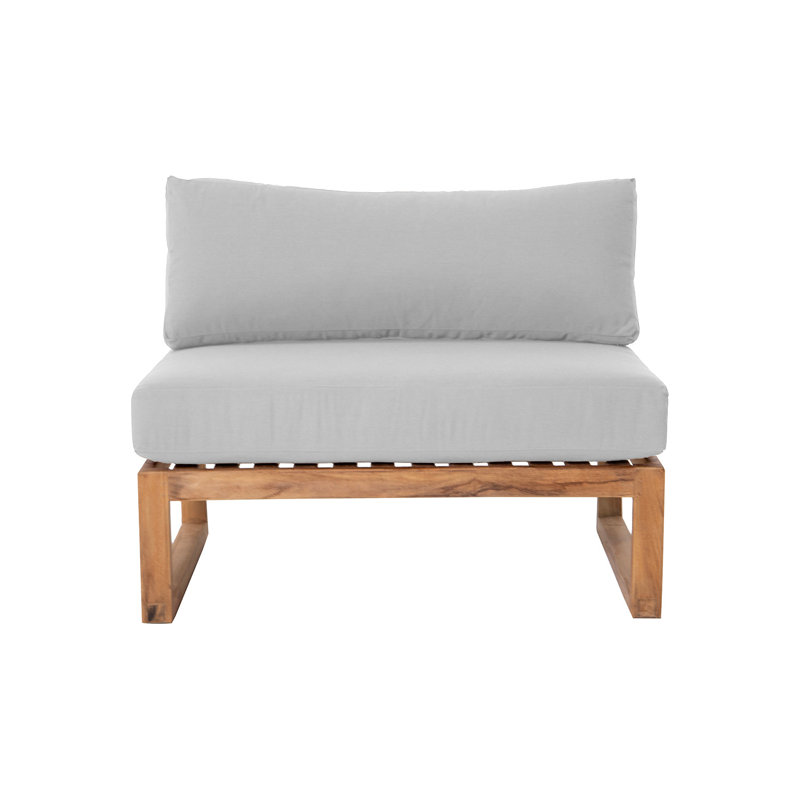 Venice Outdoor Teak Lounge Chair, Natural