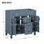 Meuble-lavabo 36 po sans lavabo supérieur, armoire seulement, armoire de rangement moderne avec 2 portes à fermeture douce-130575661