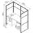Easy Office Rectangle 1 Person Cubicle with Cable Management-115664173