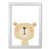White Grain Frame