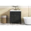 Meuble-lavabo moderne de 30 pouces avec lavabo supérieur, 2 tiroirs et tiroir basculant pour un rangement efficace-126232966