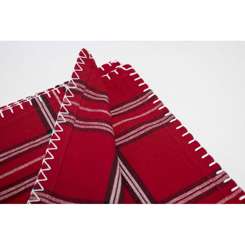 Ensemble de 4 serviettes de table Red
