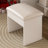 Vanity Desk With 3-Color LED Mirror, Stool, & Charging Station-1386428603