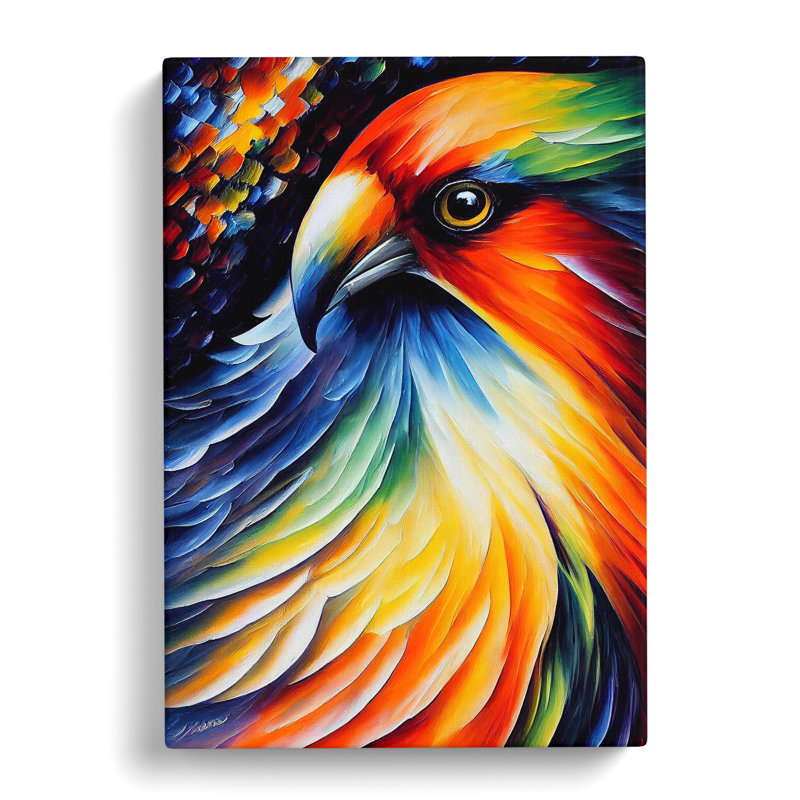 Portrait Of A Bird No.2 - Wrapped Canvas Print, 50cm H x 35cm W x 3cm D