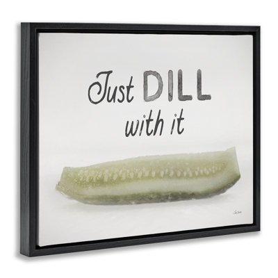 «Just Dill With It Floater», art mural sur toile par Lori Deiter