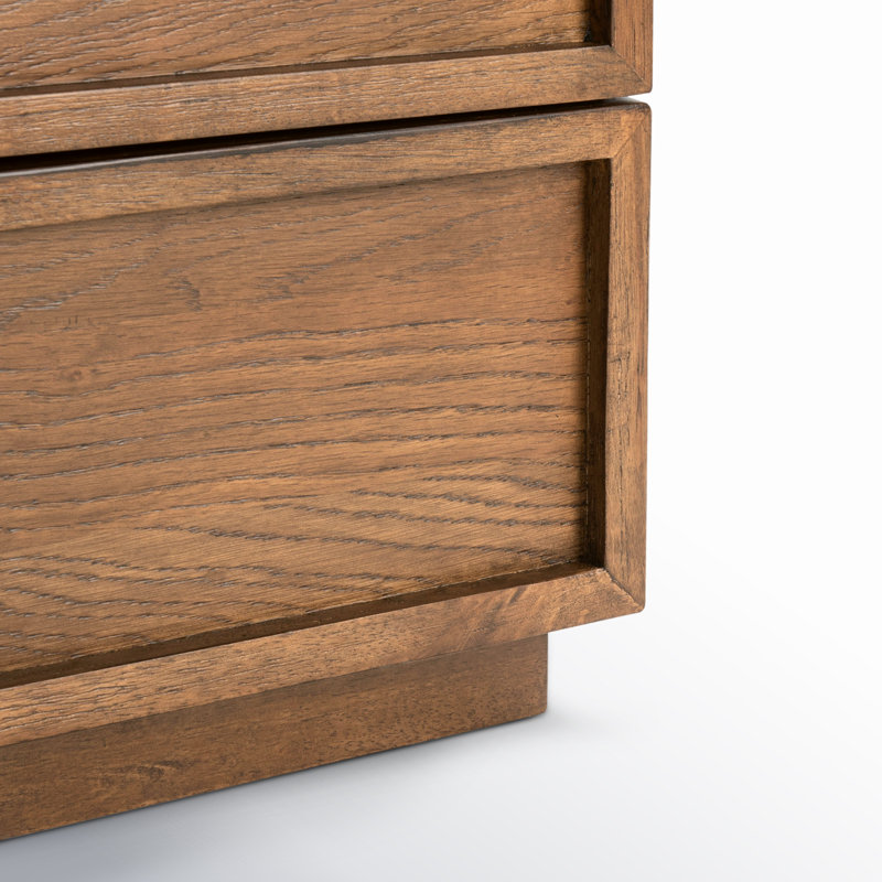 Commode 3 tiroirs Hudson, Chêne moyen
