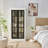 Tall Display Cabinet with Glass Doors and shelves-962608097