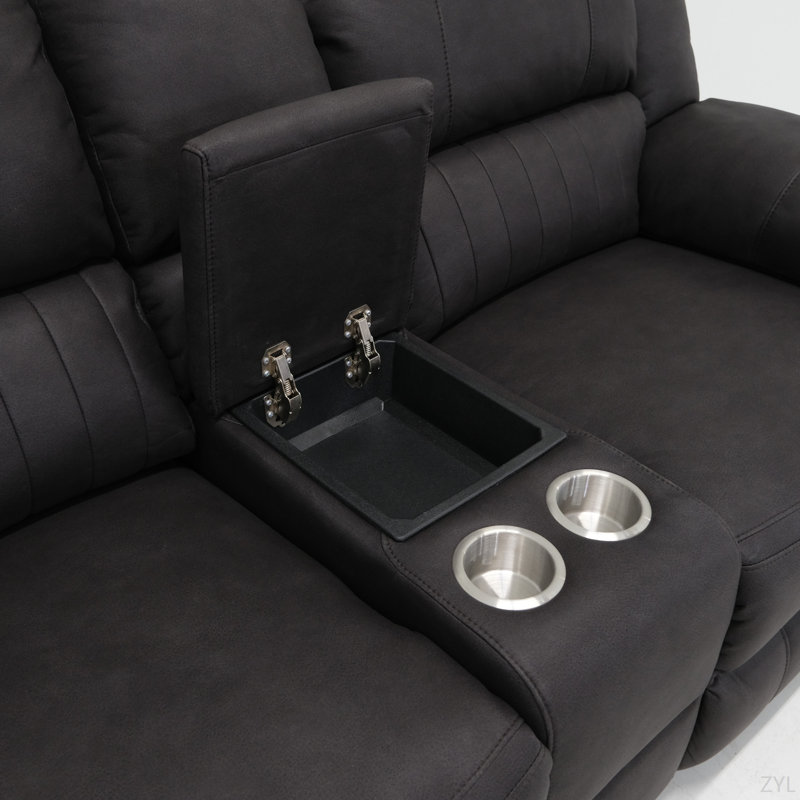 Causeuse inclinable noire