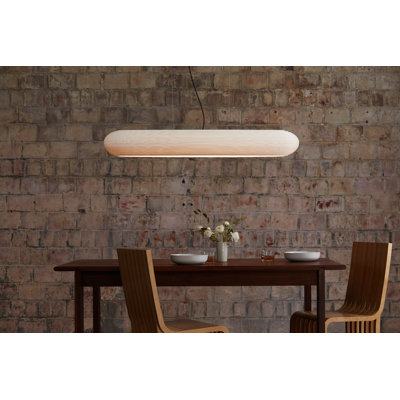 Scraplights Linear Disc 48 Pendant White