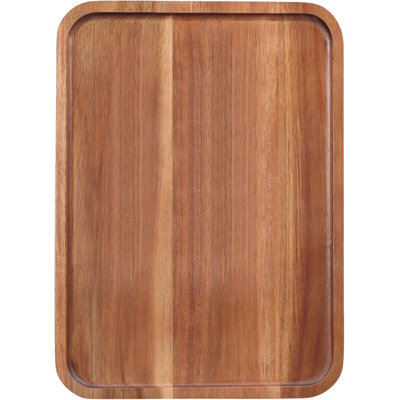 Grands plateaux de service Plateaux de charcuterie en bois pour plat de fête Rectangle plateaux en bois d'acacia Décor à la maison Plateau de fromages Snack Assiettes à hors-d'œuvre Rectangulaire Assiette de cuisine Plateau à biscuits