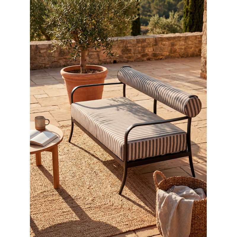 Ashley Childers X Surya Antibes Loveseat, Beige