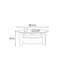 Table basse ronde de rangement de style médiéval-129098486