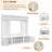 Wide Design Hall Tree with Storage and Bench, 4-IN-1 Multi-functional Entryway Bench with Coat Rack and Shoe Cubbies, Practical Furniture for Hallway-1988166941