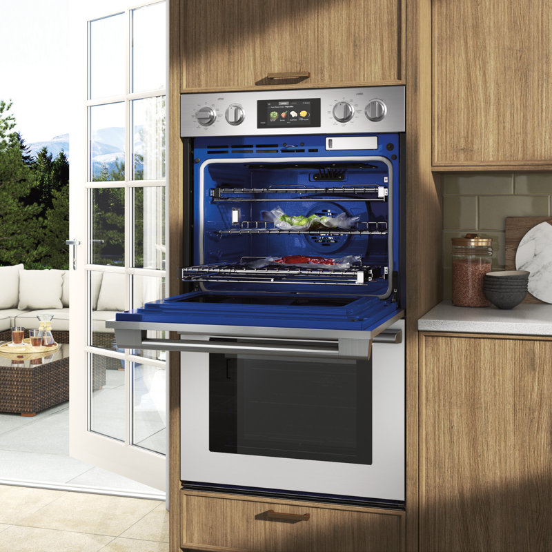 30-Inch Double Wall Oven With Steam-Combi
