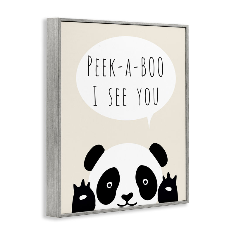 Estampe numérique peek-a-boo, dessin de Chen Alyesh, H 14 po x l 11 po, Estampe numérique Farmhouse