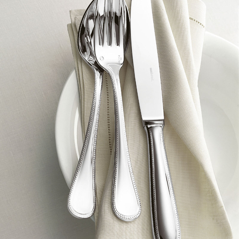 Perles Stainless Steel Serving Spoon