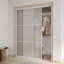 Cadre en aluminium pour portes coulissantes en verre 80 po avec quincaillerie-93722506