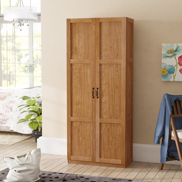 Pastoral Style Key Cabinet Wooden Key Holder Box Wall Mounted Decorative Key  Rack with 6 Hooks