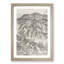 A Rocky Landscape by Kawanabe Kyosai - Framed Print-55629507-55629508