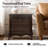 Lundgren 24"W Traditional 2-Drawer End Table with Simple Assembly and Charging Station-222184041