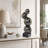 11.81'' H Modern Champagne Crystal Abstract Tabletop Sculpture