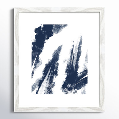 Navy Striking Seams 2 - Painting Print