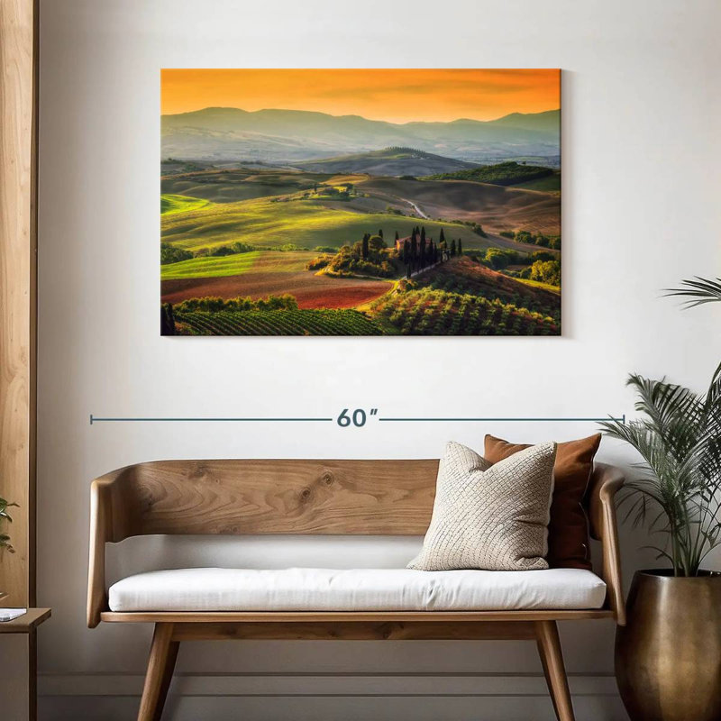 Alvord, Toscane à l'aube, H 30 po x l 45 po