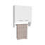 Pharmacie H 20,30 po, avec 2 tablettes et 2 portes, blanc-122436542