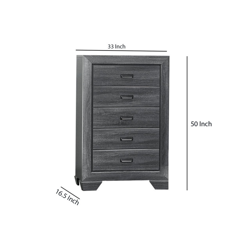Commode 5 tiroirs Tessanne