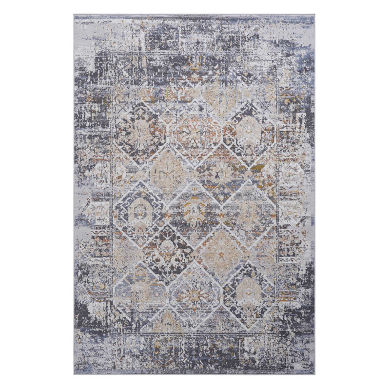 6X9 Multi / Traditional Area Rug, Rectangle 6'7" x 7'9"