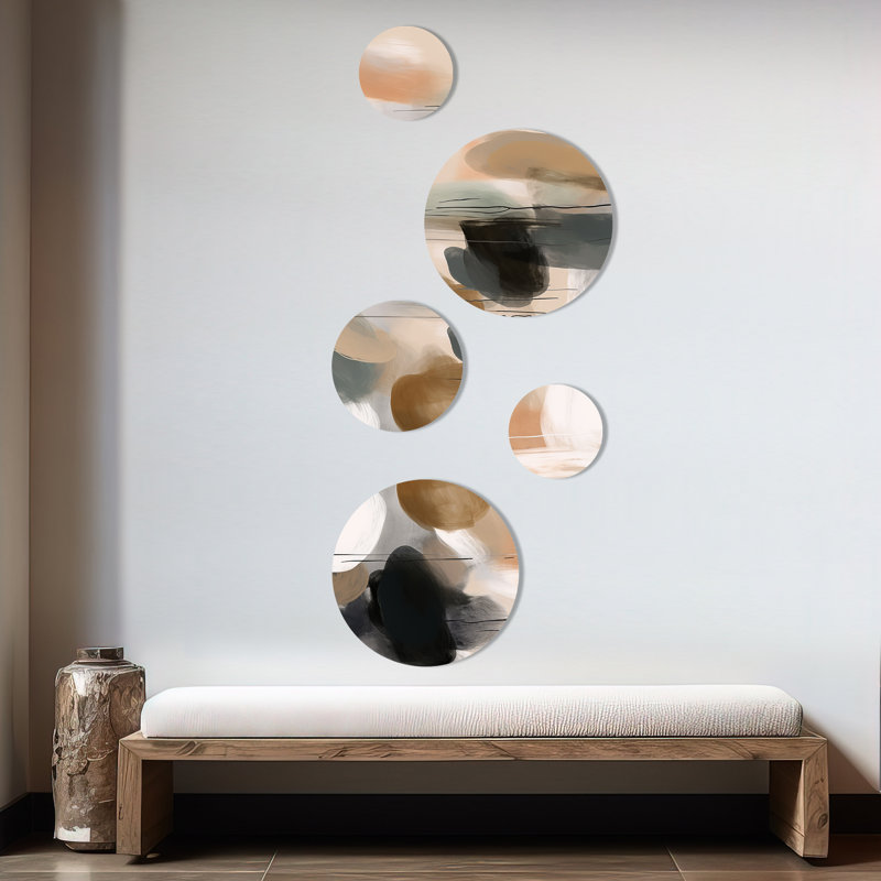 Abstract Wall Decor on Metal