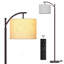 62" Arched Floor Lamp with Remote Control and Bulb Included-1490146580