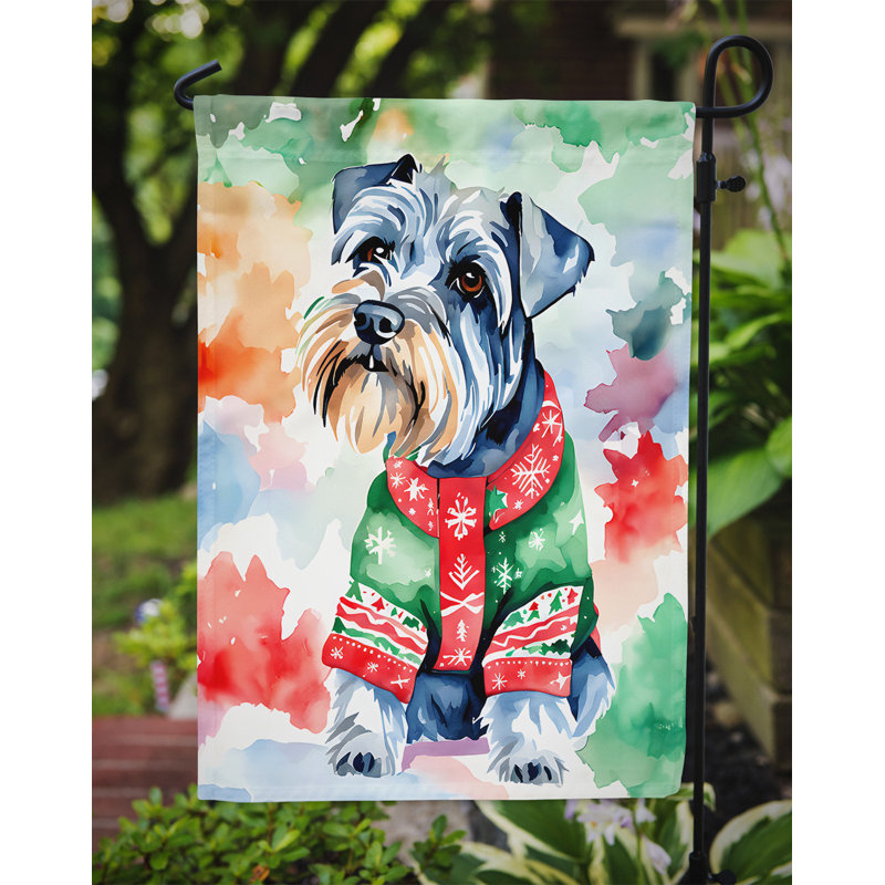 Double Sided Polyester Christmas, 15.5'' H x 11.25'' W