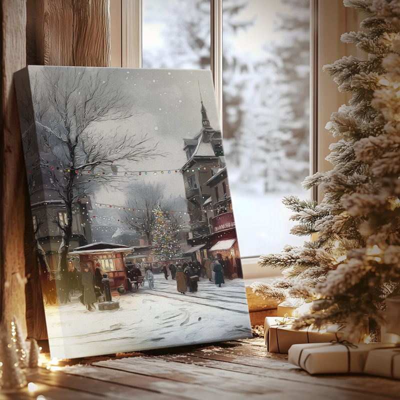 Chalk Promise of Pines-Premium Gallery Wrapped Canvas, 27" H x 18" W