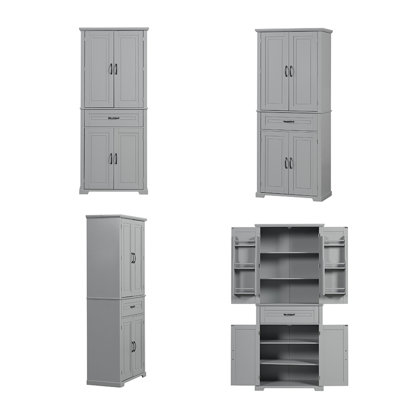 Armoire à linge autoportante Mikeyia
